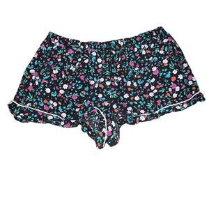 Women's Floral Print Pajama Shorts